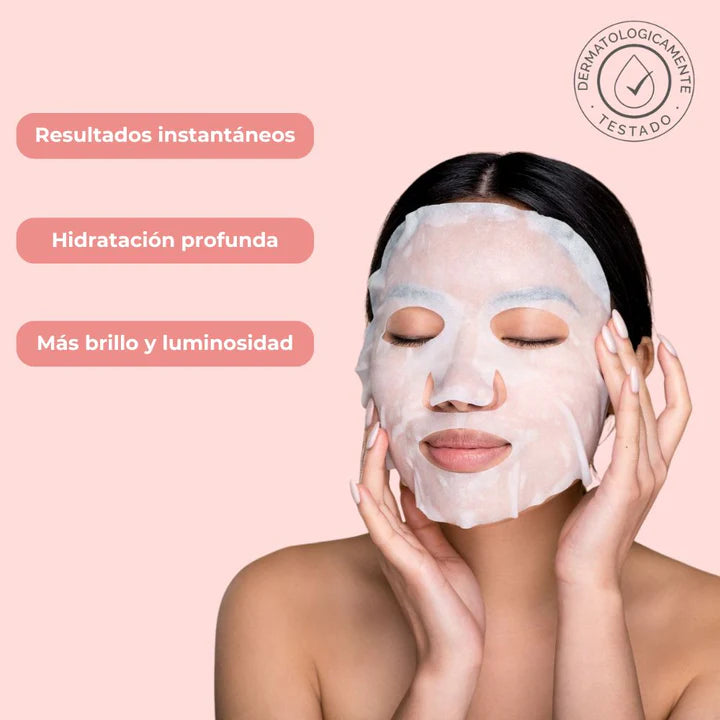 Mascarrilla con Bio-Colageno hidratacion profunda y piel radiante
