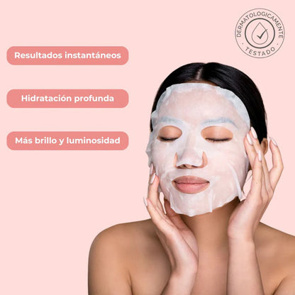 Mascarrilla con Bio-Colageno hidratacion profunda y piel radiante