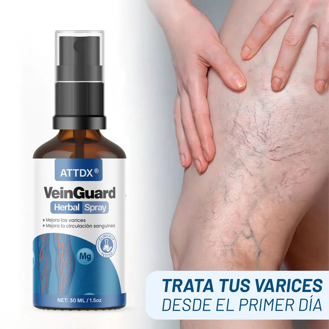 Descubre las diferencias con Veinguard piernas mas ligeras y circulacion mas saludabre.
